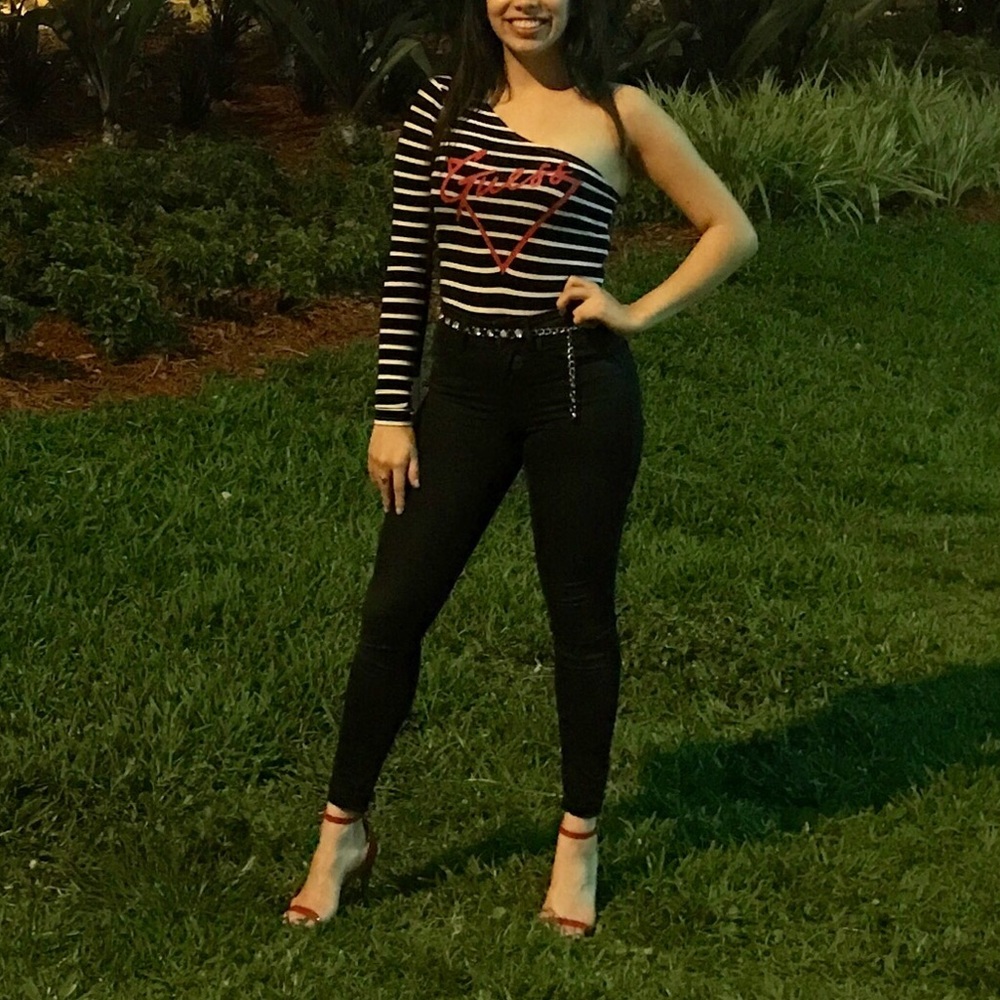 Guess striped bodysuit